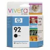 HP 92 Black Ink Cartridge - Black - Inkjet - 210 Page - ENERGY STAR, TAA Compliance C9362WN#140