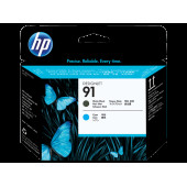 HP 91 Matte Black and Cyan Printhead C9460A