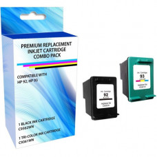 eReplacements C9513BN-ER Remanufactured Ink Cartridge 92/93 Black and Tricolor Combo Pack - Inkjet - 230 Pages Tri-color, 200 Pages Black C9513BN-ER