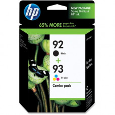 HP 92/93 Original Ink Cartridge - Combo Pack - Inkjet - 210 Pages Black, 175 Pages Color - Black, Color C9513FN#140