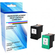 eReplacements CB327FN-ER Remanufactured Ink Cartridge 98/95 Black and Color Combo Pack - Inkjet - 320 Pages Color, 420 Pages Black CB327FN-ER