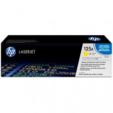 HP 125A (CB542A) Yellow Original LaserJet Toner Cartridge (1,400 Yield) - Design for the Environment (DfE), TAA Compliance CB542A