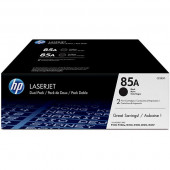 HP 85A (CE285D) Black 2-pack Original LaserJet Toner Cartridges (3,200 Yield) - Design for the Environment (DfE), TAA Compliance CE285D