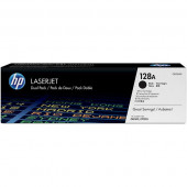 HP 128A (CE320AD) Black 2-pack Original LaserJet Toner Cartridges (4,000 Yield) - Design for the Environment (DfE), TAA Compliance CE320AD