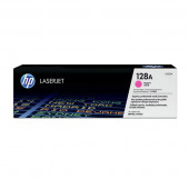 HP 128A (CE323A) Magenta Original LaserJet Toner Cartridge (1,300 Yield) - Design for the Environment (DfE), TAA Compliance CE323A