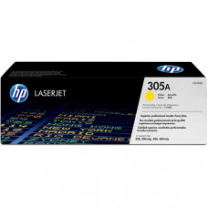 HP 305A (CE412A) Yellow Original LaserJet Toner Cartridge (2,600 Yield) - REACH, TAA Compliance CE412A