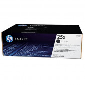 HP 25X (CF325X) Black Original LaserJet Toner Cartridge (34,500 Yield) - TAA Compliance CF325X