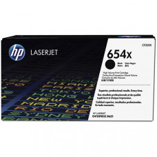 HP 654X (CF330X) Black Original LaserJet Toner Cartridge (20,500 Yield) - TAA Compliance CF330X