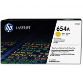 HP 654A (CF332A) Yellow Original LaserJet Toner Cartridge (15,000 Yield) - TAA Compliance CF332A