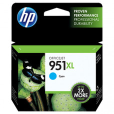 HP 951XL (CN046AN) High Yield Cyan Original Ink Cartridge (1,500 Yield) - Design for the Environment (DfE), TAA Compliance CN046AN