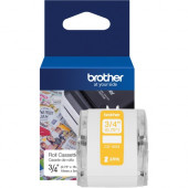 Brother Genuine CZ-1003 continuous length &#194;&#190;" (0.75") 19 mm wide x 16.4 ft. (5 m) long label roll featuring Zero Ink technology - 3/4" Width x 16 13/32 ft Length - Zero Ink (ZINK) CZ-1003