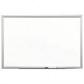 3m Porcelain Dry Erase Board, Magnetic (96" x 48" x 1") with 4 Dry Erase Markers - TAA Compliance DEP9648A