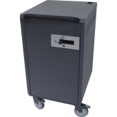 Datamation Systems DS-NETVAULT-IP-20 Security Cart for Apple iPad - Push Handle Handle - 4 Casters - 5" Caster Size - ABS Plastic - 20" Width x 24" Depth x 35" Height DS-NETVAULT-IP-20