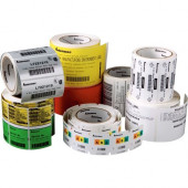 Honeywell Intermec DuraTRAN II Gloss Polyester Label - Permanent Adhesive - 1 1/2" Width x 1/2" Length - Rectangle - Thermal Transfer - Polyester - 4304 / Roll - 8 / Carton - TAA Compliance E25745