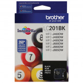 Brother Black Ink Cartridge (260 Yield) LC201BK