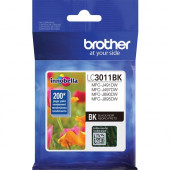 Brother LC3011BK Original Ink Cartridge - Single Pack - Black - Inkjet - Standard Yield - 200 Pages - 1 Each LC3011BK