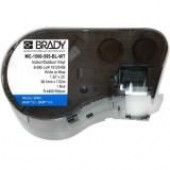 Brady People ID BMP51/BMP53 Label Maker Cartridge - 1 1/2" Width x 25 ft Length - Rectangle - Thermal Transfer - Blue - Vinyl - 1 Roll MC1500-595-BL-WT