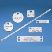 Panduit Marker Plate and Tag - 3.37" Length x 2.12" Width - Aluminum - Natural MMP337W71-MAL-3