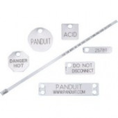 Panduit Marker Tag, 304 SS, 4 Hole,PK500 - 500 / Pack MT350W17-D-4HL