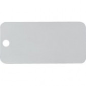 Panduit Marker tag, one hole, 304 Stainless Steel, rectangle, 3.50" x 1.7". - 3.50" Length x 1.73" Width - Rectangular - 25 / Pack - 304 Stainless Steel - Natural MT350W17-Q