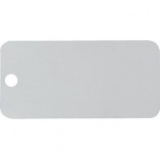 Panduit Marker tag, one hole, 304 Stainless Steel, rectangle, 3.50" x 1.7". - 3.50" Length x 1.73" Width - Rectangular - 25 / Pack - 304 Stainless Steel - Natural MT350W17-Q