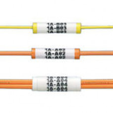 Panduit LabelCore NWSLC-3Y Cable Identification Sleeve - Orange - Polyvinyl Chloride (PVC) - 100 / Pack - TAA Compliance NWSLC-3Y