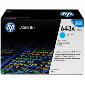 HP 643A (Q5951A) Cyan Original LaserJet Toner Cartridge (10000 Yield) - Design for the Environment (DfE), TAA Compliance Q5951A