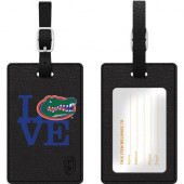 CENTON OTM Black Leather Love V1 Bag Tag University of Florida - Synthetic Leather - Black S1-CBT-UOF-02A