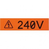 Panduit ID Label - 1" Width x 24 15/16 ft Length - Rectangle - Blue - Vinyl - TAA Compliance T100X000VQC