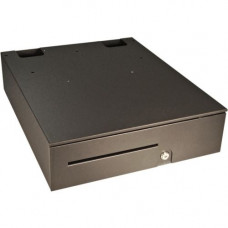 Apg Cash Drawer Series 100 1616 Cash Drawer - 5 Bill - 5 Coin - 1 Media Slot - USB, - Steel, ABS Plastic - Black - 4.6" Height x 16" Width x 16.8" Depth T554A-BL1616-U5-K1