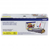 Brother Yellow Toner Cartridge (1,400 Yield) TN221Y