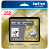 Brother TZe-PR935 label-making tape White on silver - TAA Compliance TZEPR935