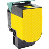 V7 C540H1YG Toner Cartridge - Alternative for Lexmark (C540H2YG, C540H1YG) - Yellow - Laser - 2000 C540H1YG