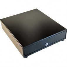 Apg Cash Drawer Vasario 1915 Cash Drawer - 5 Bill - 5 Coin - 2 Media SlotSerial Port, - Black - 3.8" Height x 18.8" Width x 15.2" Depth - TAA Compliance VB484A-BL1915