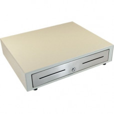 Apg Cash Drawer Vasario 1616 Cash Drawer - 5 Bill - 5 Coin - 2 Media Slot - USB, - White - 3.8" Height x 16.2" Width x 16.3" Depth - TAA Compliance VB554A-AW1616