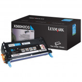 Lexmark High Yield Cyan Toner Cartridge (10,000 Yield) - Design for the Environment (DfE), TAA Compliance X560H2CG