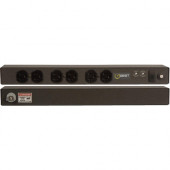 Vertiv Co Geist SPFN064-1023TL 6-Outlets PDU - Basic - NEMA L5-20P - 6 x NEMA 5-20R - 120 V AC - 1U - Horizontal - Rack-mountable - TAA Compliance 11266