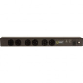 Vertiv Co Geist rPDU SPFN064-1023TL 6-Outlets PDU - Basic - NEMA L5-20P - 6 x NEMA 5-20R - 120 V AC - Horizontal - Rack Mount, Cabinet Mount - Rack-mountable - TAA Compliant - TAA Compliance 11266VH