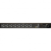 Vertiv Co Geist NSVLN080-101S15 8-Outlet PDU - Basic - NEMA 5-15P - 8 x NEMA 5-15R - 120 V AC - 0U/1U - Horizontal/Vertical - Rack Mount - Rack-mountable - TAA Compliance 11405