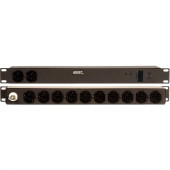 Vertiv Co Geist Basic 10-Outlets PDU - Basic - NEMA L5-20P - 12 x NEMA 5-20R - 120 V AC - 1900 W - Horizontal - Rack-mountable - TAA Compliance 12812