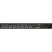 Vertiv Co Geist NSVLN080-101R15 8-Outlets PDU - Basic - NEMA 5-15P - 8 x NEMA 5-15R - 120 V AC - 0U/1U - Horizontal/Vertical - Rack-mountable - TAA Compliance 12815