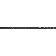 Vertiv Co Geist Basic 12-Outlets PDU - Basic - NEMA L6-30P - 12 x NEMA L6-20R - 230 V AC - 4900 W - 0U - Vertical - Rack-mountable - TAA Compliance 14068