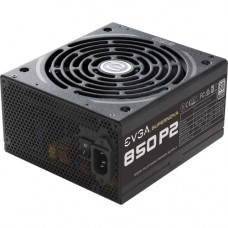 EVGA SuperNOVA 850 P2 Power Supply - Internal - 120 V AC, 230 V AC Input - 850 W / 3.3 V DC, 5 V DC, 12 V DC, -12 V DC, 5 V DC - 1 +12V Rails - 1 Fan(s) - ATI CrossFire Supported - NVIDIA SLI Supported - 94% Efficiency-80 PLUS Gold Compliance 220-P2-0850-