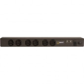 Vertiv Co Geist SPFN064-10 6-Outlets PDU - Basic - NEMA 5-15P - 6 x NEMA 5-15R - 120 V AC - 1U - Horizontal - Rack-mountable - TAA Compliance 29429