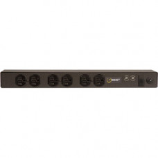 Vertiv Co Geist SPFN064-10 6-Outlets PDU - Basic - NEMA 5-15P - 6 x NEMA 5-15R - 120 V AC - 1U - Horizontal - Rack-mountable - TAA Compliance 29429