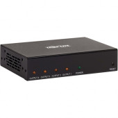Tripp Lite B118-004-HDR 4-Port HDMI 2.0 Splitter with Multi-Resolution Support - 4096 x 2160 - 15 ft Maximum Operating Distance - HDMI In - HDMI Out - TAA Compliant - TAA Compliance B118-004-HDR