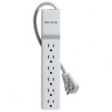 Belkin 6-Outlets Surge Suppressor - 6 Receptacle(s) - 720 J BSE600-06BLK-WM