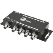 SIIG 1x8 12G SDI Distribution Amplifier - Dupliates & Splits SDI Input to 8 Output - Re-clocking Feature - TAA Compliance CE-SD0H11-S1