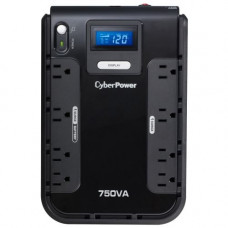 CyberPower CP750LCD Intelligent LCD 750VA/420W Desktop UPS - 3Minute Full Load - 4 x NEMA 5-15R - Battery/Surge-protected, 4 x NEMA 5-15R - Surge-protected - ENERGY STAR, RoHS, TAA Compliance-RoHS Compliance CP750LCD