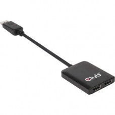 Club 3d Multi Stream Transport (MST) Hub DisplayPort 1.2 Dual Monitor USB Powered - 4096 x 2160 - DisplayPort - USB CSV-6200